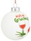 Tree Buddees Drink Up Grinches! Funny Wine Glass Bulb Ornament